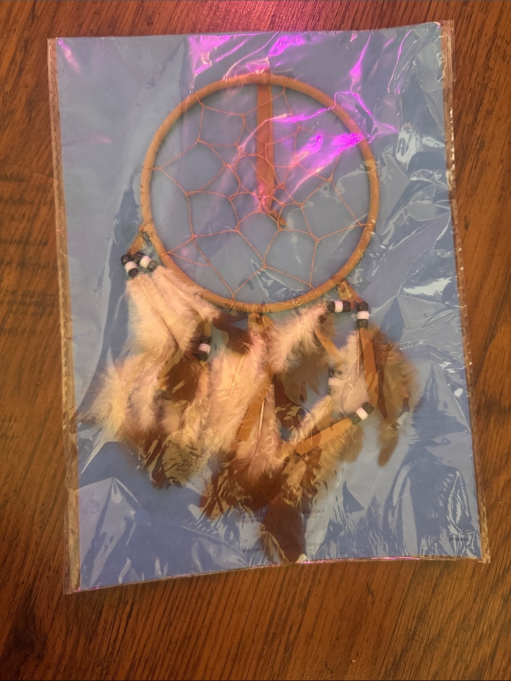 Kids Feather Dreamcatcher Wall Hanging - Brown C1.RBk.M